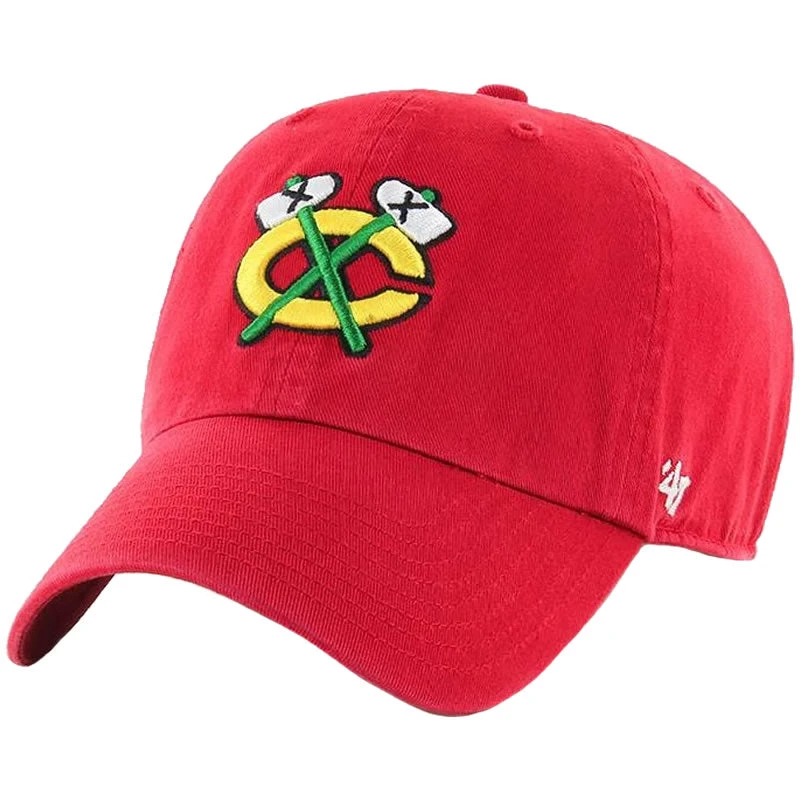 '47 BRAND 47 Brand Chicago Blackhawks Clean Up Adjustable Hat