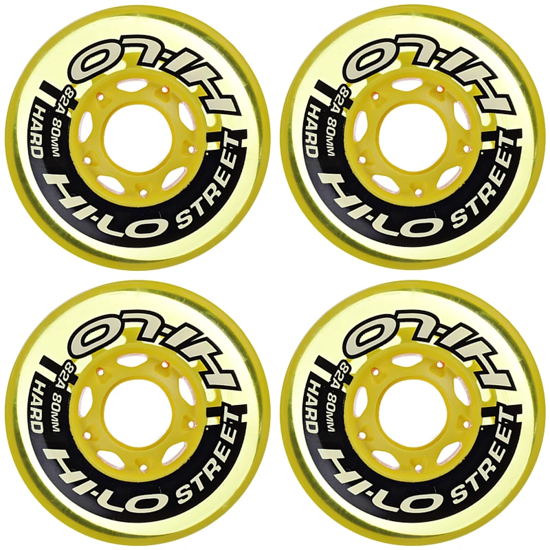 Bauer HI-LO Street Inline Hockey Wheels (4 Pack)