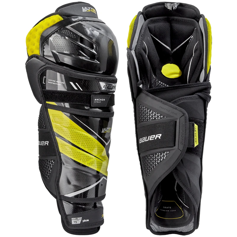 Bauer Supreme UltraSonic Shin Guards - INTERMEDIATE