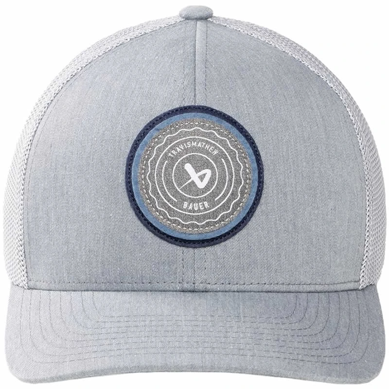 Bauer X TravisMathew BA Patch Grey Snapback Hat - Image 3