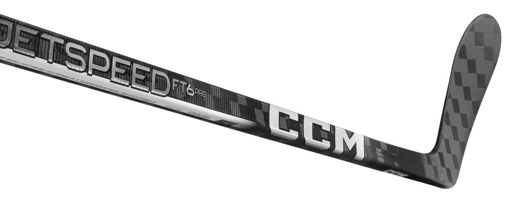 CCM JetSpeed FT6 Pro Chrome Grip Hockey Stick - INTERMEDIATE - Image 2