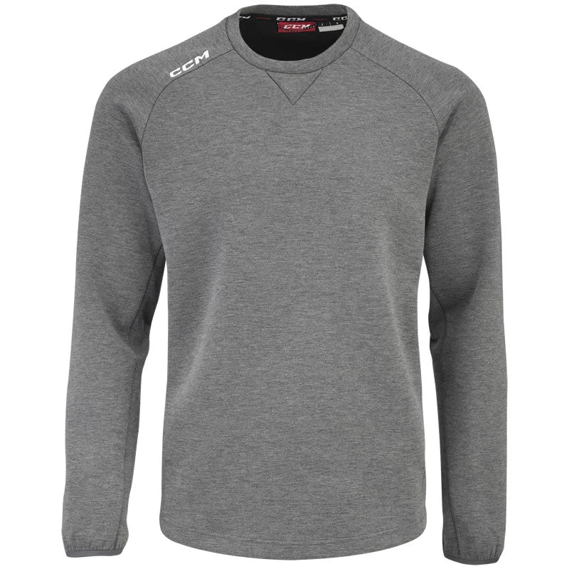 CCM Premium Tech Fleece Grey Crew