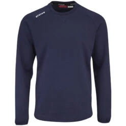 CCM Premium Tech Fleece Navy Crew