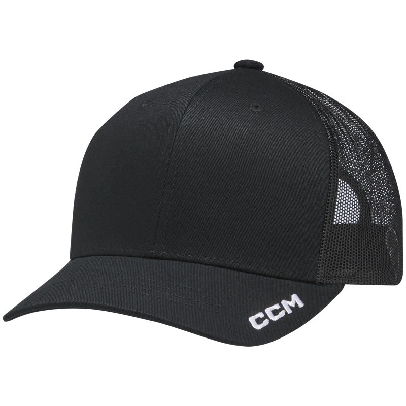 CCM Team Meshback Black Trucker Hat